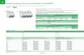 Interruptores automáticos iC60N - Nacional de eléctricos · 2017-06-03 · 1/19 1 Interruptores automáticos iC60N (continuación) Protección magnetotérmica de circuitos y receptores