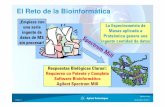 El Reto de la Bioinformática...El Reto de la Bioinformática ¡Empieza con una serie ingente de datos de MS sin procesar! La Espectrometría de Masas aplicada a Proteómica genera