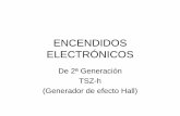 De 2ª Generación TSZ-h (Generador de efecto Hall)...6b 31 d Sistema de encendido por bobina transistori- zado sin contactos (TSZ-h). Esquema sinóptico de conexio- nes con designación