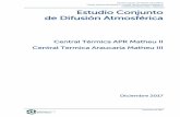 Estudio Conjunto de Difusión Atmosférica Central Térmica APR Matheu II Provincia de ... · 2018-07-03 · Central Térmica APR Matheu II Estudio Conjunto de Difusión Atmosférica