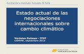 Estado actual de las negociaciones internacionales sobre ...ftdt.cc/wp-content/uploads/2014/06/Las... · El medio ambiente se introduce en la agenda política internacional Creación