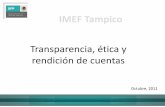 IMEF Tampico · tuempresa.gob.mx 5. Promover el equipamiento de las PyMES y el acceso a productos electrónicos. 6. Automatizar el proceso para la obtención del Registro Sanitario