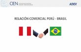 RELACIÓN COMERCIAL PERÚ - BRASIL...16 DEVANLAY PERU Camisas y polos de algodón 19 17 11 10 12 18.1% 0.7% -11.5% 17 INDUSTRIAS ELECTRO QUIMICAS Óxido de zinc, discos de zinc 8 4