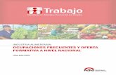 INDUSTRIA ALIMENTARIA: OCUPACIONES FRECUENTES Y … · industria alimentaria por estructura de mercado, 2013 38 Cuadro 2.11 Perú: PEA ocupada en la industria alimentaria por afiliación
