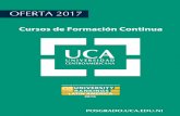 F Ec Eesariales OFERTA 2017 · El Nuevo Proceso Civil Nicaragüense (edición II) - febrero 17 Técnicas de Litigación Oral y Teoría del Caso en el Contexto del Nuevo Proceso Civil