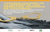 hos humanos en Colombia CriminalizaCión de la defensa de ... · desde los discursos de los funcionarios públicos de alto rango / 77 3.1.1 La protesta social y los discursos estigmatizantes