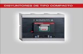 DISYUNTORES DE TIPO COMPACTO · Efecto de la temperatura ambiente en la corriente de servicio nominal Uso de disyuntores en circuitos de corriente continua directa Interruptores para