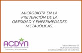 Microbiota en la prevención de la Obesidad y enfermedades … · En ese mismo año, 41 millones de niños menores de cinco años tenían sobrepeso o eran obesos. OMS. Sobrepeso y