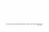 CATÁLOGO DE CONTENIDOS DEL PORTAL DE TRANSPARENCIA...CATALOGO DE CONTENIDOS DEL PORTAL DE TRANSPARENCIA DEL AYUNTAMIENTO DE GETAFE (Publicidad Activa) ÁREA DE INFORMACIÓN SUBÁREA