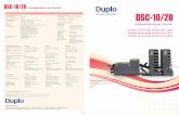 DSC-10/20 Compaginadora por Succión DSC-10/20 Brochure 8.12 SP.pdfCompaginado por Succión V Duplo introduce la Compaginadora DSC-10/20, la solución de compaginado por succión es