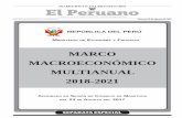 MARCO MACROECONÓMICO MULTIANUAL 2018-2021porelperu.com/wp-content/uploads/2017/09/MMM_2018_2021.pdf · 4 separata especial viernes 25 de agosto de 2017 / el peruano marco macroeconÓmico