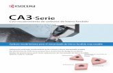 CA3 Serie - KYOCERA Precision Tools, Inc. · 2 Recubrimiento de carburos para muy estable mecanizado de hierro fundido CA3-Serie recubrimiento de carburos lanzados CA3-Serie 2 Recubrimiento