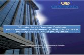 Ministerio de Finanzas Públicas Plan Operativo Multianual (POM) … · 2020-02-18 · Ministerio de Finanzas Públicas y en línea directa con la Política General de Gobierno. El