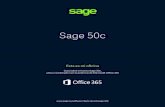 Sage 50c - Ventura Espejo · Sage 50c La solución integrada de contabilidad y gestión comercial con conectividad office 365 Imagínate la libertad de gestionar tu negocio estés