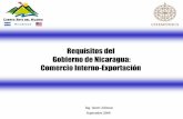 Requisitos del Gobierno de Nicaragua: Comercio Interno ...cenida.una.edu.ni/relectronicos/RENE72J67.pdf · 1. Llenar la solicitud de Inscripción Sanitaria, por tipo de producto,