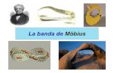 La banda de Moebius - UPV/EHUmtwmastm/La banda de Moebius_AE_1abril2011.pdf · La banda de Möbius es una superficie (con borde) que, por sus sorprendentes propiedades, es utilizada