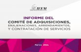 Diapositiva 1 - Instituto Electoral del Estado de México · Página 2 de 2 Tres Procedimientos de Adjudicación Directa por Comité Número de Procedimiento Descripción Importe