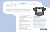 Analizador SKF Microlog serie GX · – 5 Hz a 100 Hz – 50 Hz a 1 kHz – 500 Hz a 10 kHz – 5 kHz a 40 kHz • Parámetros de entrada: ... para entrada de tensión excesiva: –