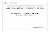SECRETARÍA DE DESARROLLO AGROPECUARIO ...veracruz.gob.mx/.../04/MANUAL-GRAL-ORGANIZACION-2015.pdfEl 24 de Mayo de 2006, se publica en la Gaceta Oficial el Reglamento Interior de la
