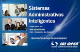 Sistemas Administrativos Inteligentes - SAI OPENSistemas Administrativos Inteligentes Grupo Sai S.A.S. Cali –Colombia- Sur América Hace fácil el manejo de su empresa ! Hace fácil