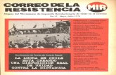 CORREO DE LA RESISTENCIA - marini-escritos.unam.mx€¦ · Organo del Movimiento de Izquierda Revolucionaria de Chile en el exterior No.12 Mayo-Julio 1976 . mayo-julio 1976 SUMARIO
