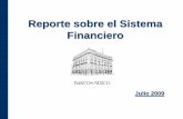 Reporte sobre el Sistema Financiero · Telmex 2008 2009. 8 Impacto en México Comercio Internacional (Miles de millones de dólares, datos desestacionalizados) Indicador Global de