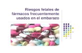 Riesgos fetales de fármacos frecuentemente usados en el ... · Riesgos fetales de fármacos frecuentemente usados en el embarazo Mª Ángeles Rubio Moreno MIR 1º año. Servicio
