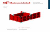 PLACAS DE ENCOFRAR SERIE LIGERA Las placas de encofrar FERMAR sirven para hacer columnas de hormigón de ... · Consta de dos series: altura 2,70 y otra de l,80 con anchura en las