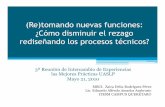 (Re)tomando nuevas funciones: ¿Cómo disminuir el rezago …cictd.uaslp.mx/3reunion/archivos/ponencias/retomando... · 2010-05-25 · • Fricciones laborales • Malas relaciones