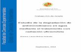 Estudio de la degradación de antimicrobianos ... - ujaen.estauja.ujaen.es/bitstream/10953.1/624/1/TFG_MolinaAndrade,Laura.pdf · y su persistencia al tratamiento. Para ello, el método