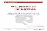 Declaración de Prácticas de Certificaciónpki.registradores.org/normativa/wp-content/... · COLEGIO DE REGISTRADORES DE ESPAÑA Diego de León, 21 - 28006 Madrid Tel.: +34 91 270