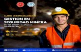 amvdiplomados info@amvconsultoresperu.com www ... · 29783 y su modiﬁcatoria Ley 30222, D.S. 005-2012-TR, D.S. 006-2014-TR. Legislación de seguridad y salud ocupacional en minera