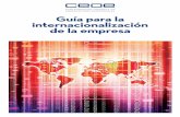 Guía para la internacionalización de la empresa · oficiales, como el Instituto de Crédito Oficial (), la Compañía Española de Financiación del DesaICO-rrollo (COFIDES), el