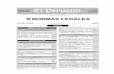 Cuadernillo de Normas Legales - Gaceta Jurídica · NORMAS LEGALES El Peruano 403644 Lima, viernes 2 de octubre de 2009 JUSTICIA R.S. N° 230-2009-JUS.- Conceden la gracia de conmutación