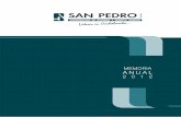 MEMORIA ANUAL - Cooperativa San Pedro | Crédito, caja de ... · la economía del país. Las colocaciones de cartera se incrementaron y la calidad de la cartera también logro una