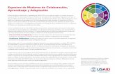 Espectro de Madurez de Colaboración, Aprendizaje y Adaptación · Espectro de Madurez de Colaboración, Aprendizaje y Adaptación El Buró de Políticas, Planificación y Aprendizaje