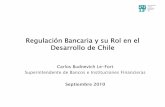SBIF.cl - Regulación Bancaria y su Rol en el Desarrollo de ... · A pesar de la crisis financiera internacional y el terremoto de febrero pasado, las utilidades de la banca no se