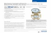 Manómetro de presión diferencial Cryo Gauge, aleación de cobre o acero … · 2019-11-25 · Estos manómetros de presión diferencial de alta calidad se destacan por su diseño