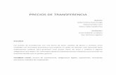 Precios De Transferencia - CORE · PRECIOS DE TRANSFERENCIA UNIVERSIDAD DE LA SABANA – SEPTIEMBRE 2010 2 TRANSFER PRICING ABSTRACT Transfer pricing is a way to make changes of goods