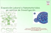 Exposición Laboral a Nanomateriales. en centros de ... · La resistencia de las valvas de los moluscos se obtiene Investigando con nanomateriales 6 mediante el adecuado ordenamiento