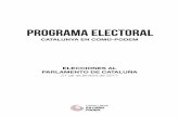 PROGRAMA ELECTORAL - Catalunya en Comú–Podemcatalunyaencomupodem.cat/.../12/PROGRAMA-ELECTORAL_cast-2-c… · 6 2. FEMINISMOS Y LGBTI 110 2.1. Gobernanza con perspectiva de género