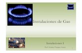 Instalaciones de Gas · Consta de 2 partes: ... El poder calorífico inferior de un gas combustible (en adelante PCI) es la cantidad de calor producido por la combustión completa