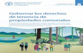 GOBERNANZA DE LA TENENCIA 8 - Food and Agriculture ... · voluntarias sobre la gobernanza responsable de la tenencia de la tierra, la pesca y los bosques en el contexto de la seguridad