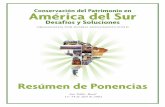 Conservación del Patrimonio en América del Sur 2002 abstract...17 Monumentos Históricos Judíos de Surinam en Jodensavanne y Paramaribo, Rachel Frankel, USA 19 Acensores de Valparaíso: