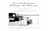 La Colmena Pliego de Poesía · 2016-05-28 · 2 ilustraCióN de portada: límites y acumulacion 9 (2012). mixta sobre tela: José luis vera. maquetaCióN: Juan Pablo Julia. Pliego
