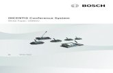 DICENTIS Conference Systemresource.boschsecurity.us/documents/OMNEO_White_paper... · 2020-04-24 · La inteligibilidad de la voz es la máxima prioridad del sistema de conferencias