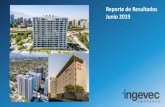 Reporte de Resultados Junio 2019 - Ingevec · 2020-02-01 · Reporte de Resultados Junio 2019. Presencia Geográfica 52 obras en la constructora 47 proyectos inmobiliarios 13 proyectos