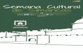 Semana Cultural Simancas 17 - WordPress.com · Feria del Libro de Valladolid, propone un diálogo entre imágenes y poemas en el que el tiempo, la memoria, el amor y la conciencia