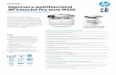 Hojadedatos Impresora multifuncional Pro M426 · Hojadedatos HP LaserJet Pro serie M426 Impresionantevelocidad.Seguridadsólida. Impresión,escaneo,copiay rendimientodefaxrápidos,además