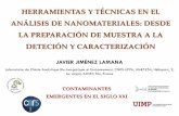 JAVIER JIMÉNEZ LAMANAiuca.unizar.es/sites/default/files/intranet/2016...- Análisis de rastreo de nanopartículas (NTA) - Cromatografía hidrodinámica (HDC) - Cromatografía de exclusión